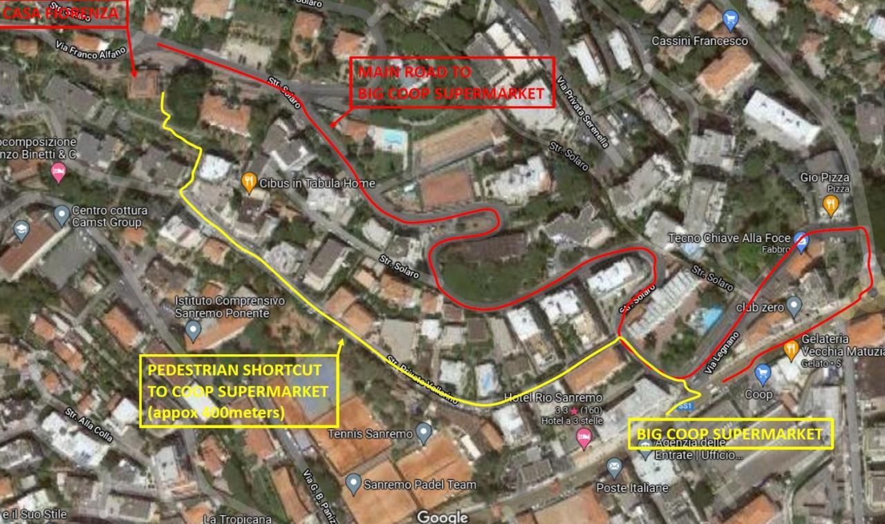 Casa Fiorenza Parcheggio Privato Санремо Экстерьер фото