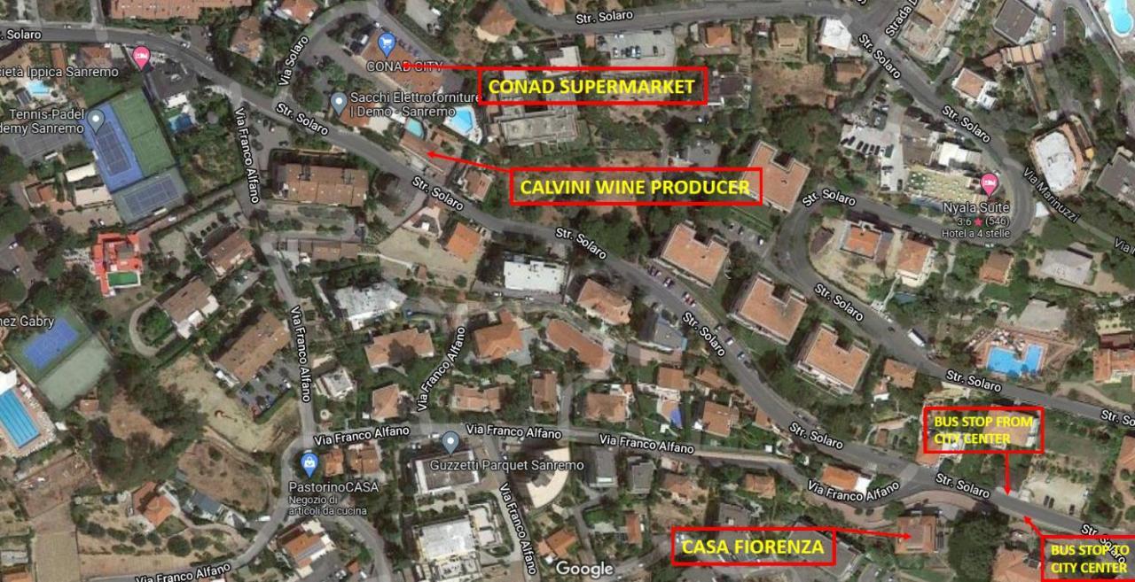 Casa Fiorenza Parcheggio Privato Санремо Экстерьер фото